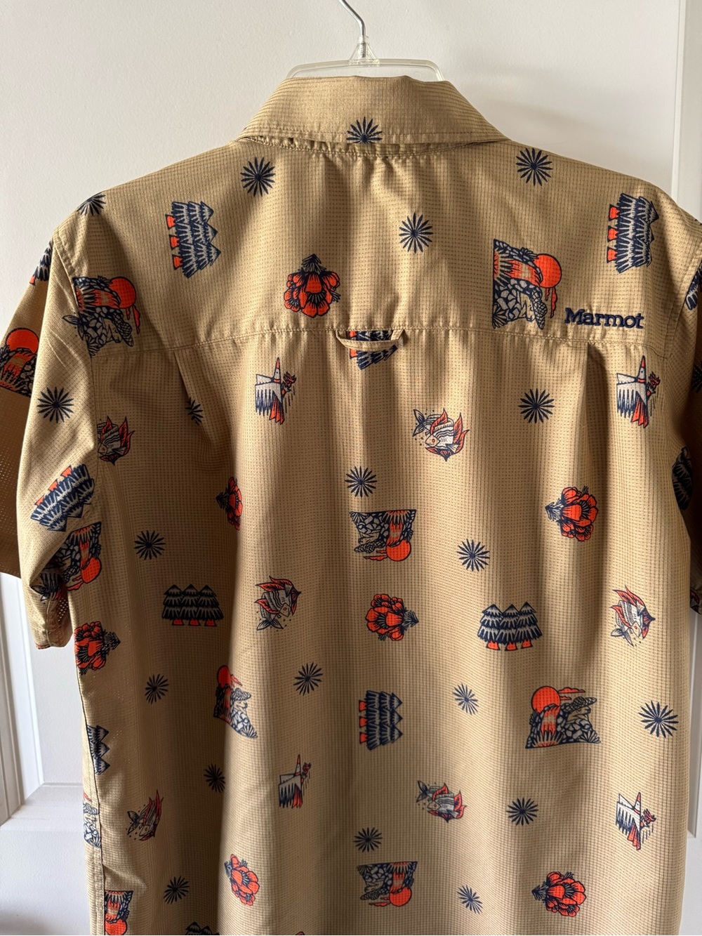 Marmot Syrocco Short Sleeve Shetland DJ Javier shirt - Picture 5 of 11